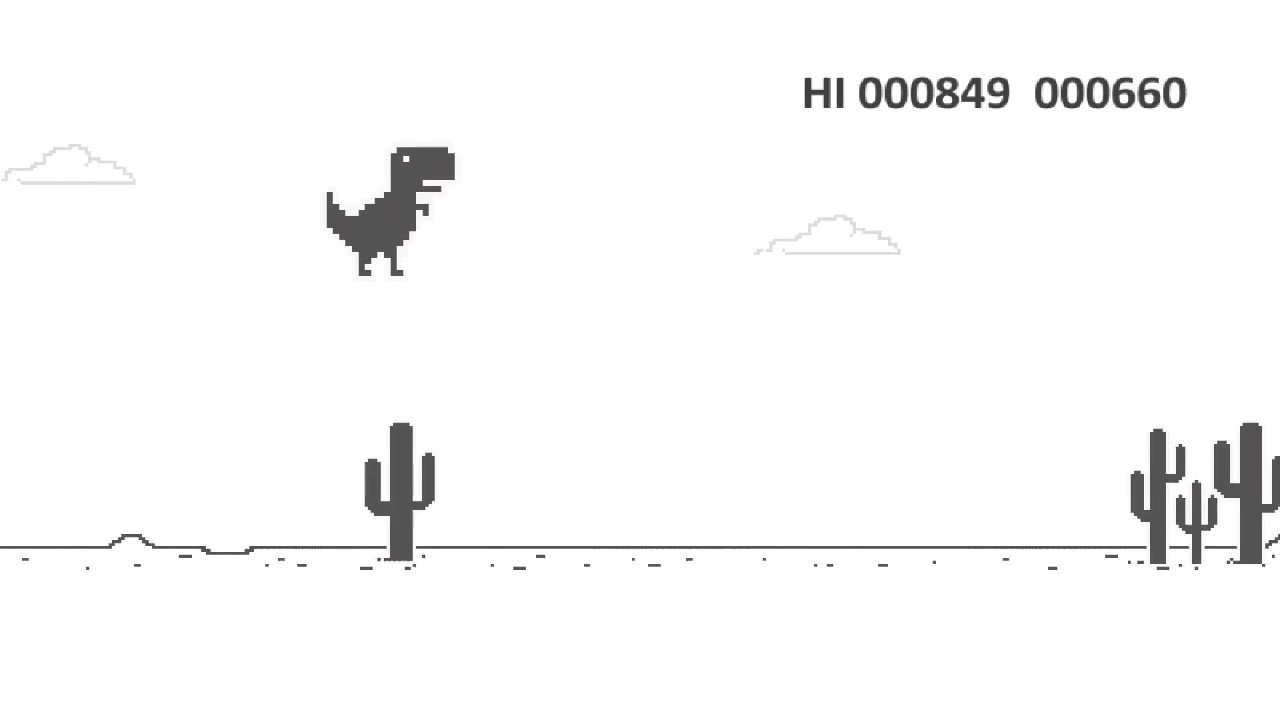 Best Games on Google Search and Google Doodle 10 T-Rex