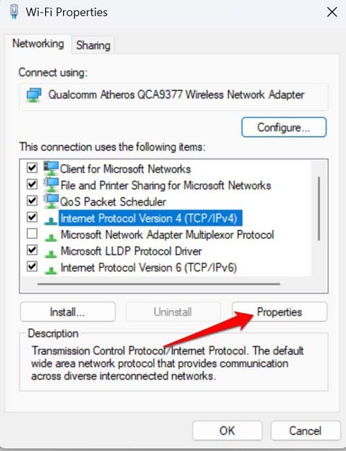 How to Fix WSClient.dll Missing Error on Startup in Windows 11? 18 TCP IP v4 properties