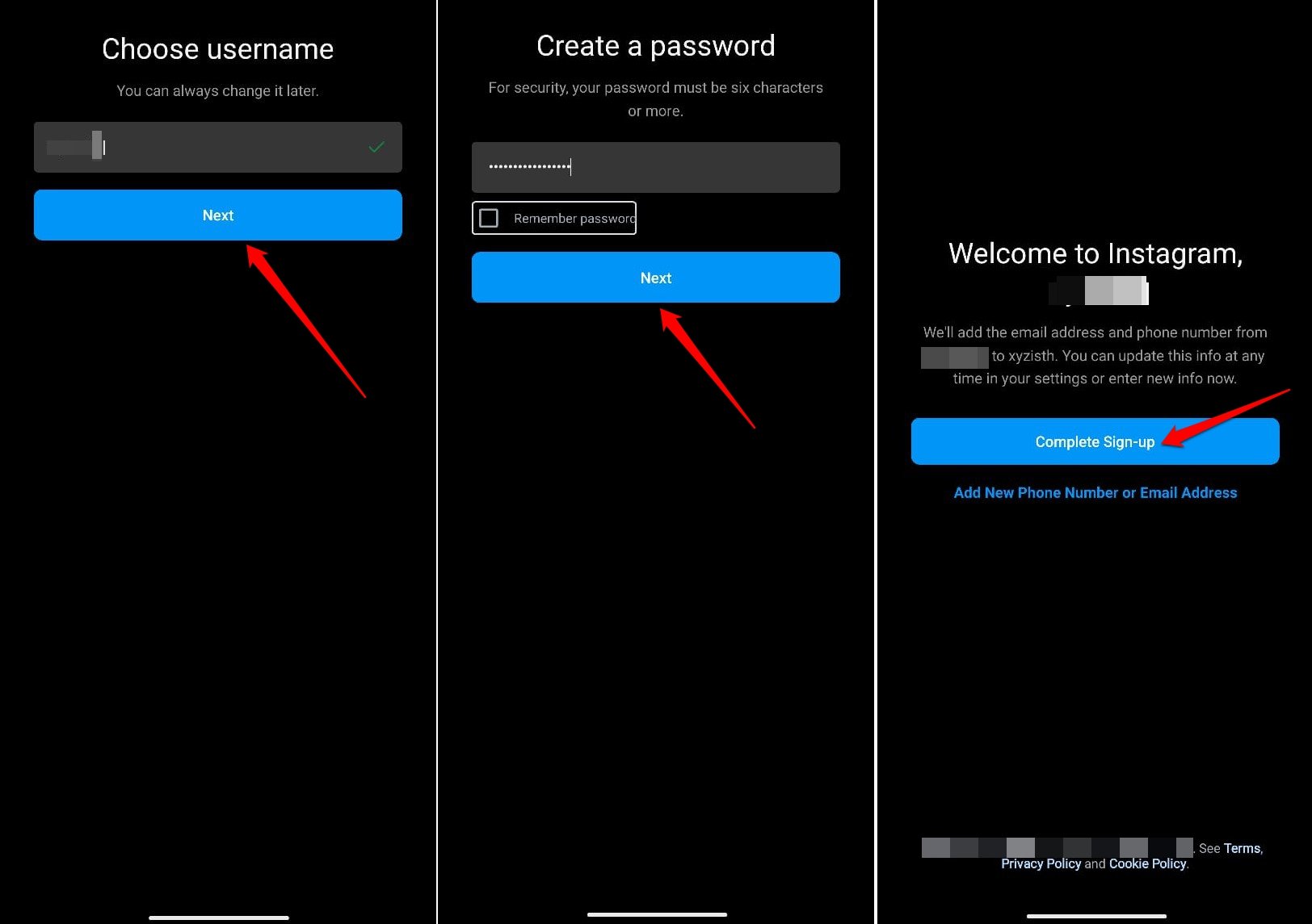 How to Unsee Someone’s Instagram Story After Viewing It? 8 Tap on Complete Sign-up to finish the account creation process