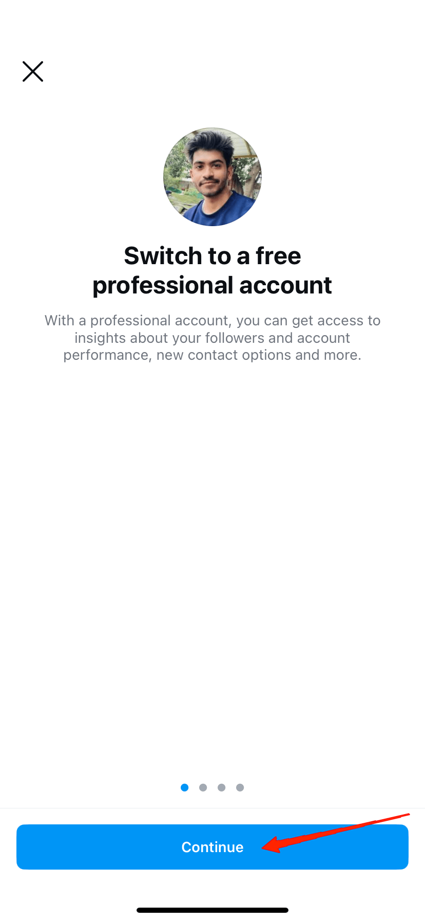 How to Fix Instagram Reels Insights Not Showing 6 Tap on Switch on Professional Account.