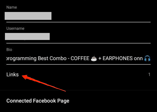How to Remove Link From Instagram Bio? 3 click on "Edit Profile."