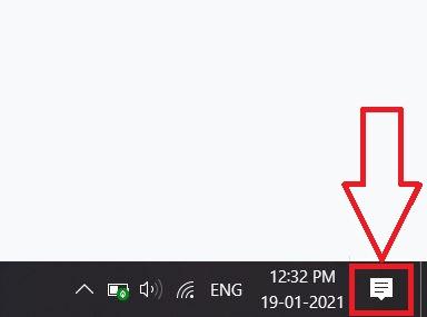 How to Screen Cast Android to Windows 10? 2 Tap on the speech bubble button
