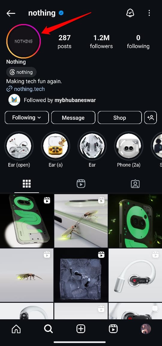 How to Unsee Someone’s Instagram Story After Viewing It? 9 Tap the orange:pink circular band on the Instagram profile picture to view