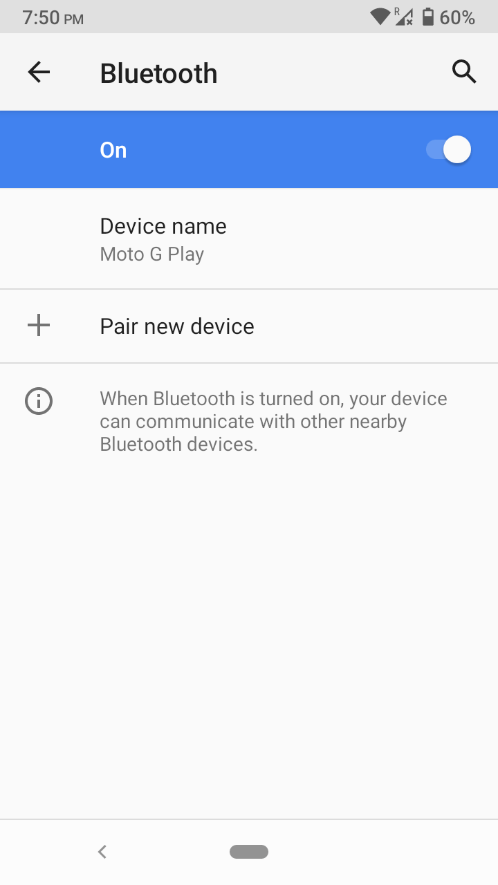 How to Use Bluetooth Send Files from Android to Windows? 5 Tap to turn on Bluetooth