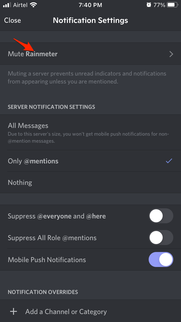 How to Turn OFF Discord Notifications for Android and iOS? 7 Tap on “Mute (Server Name)” to continue