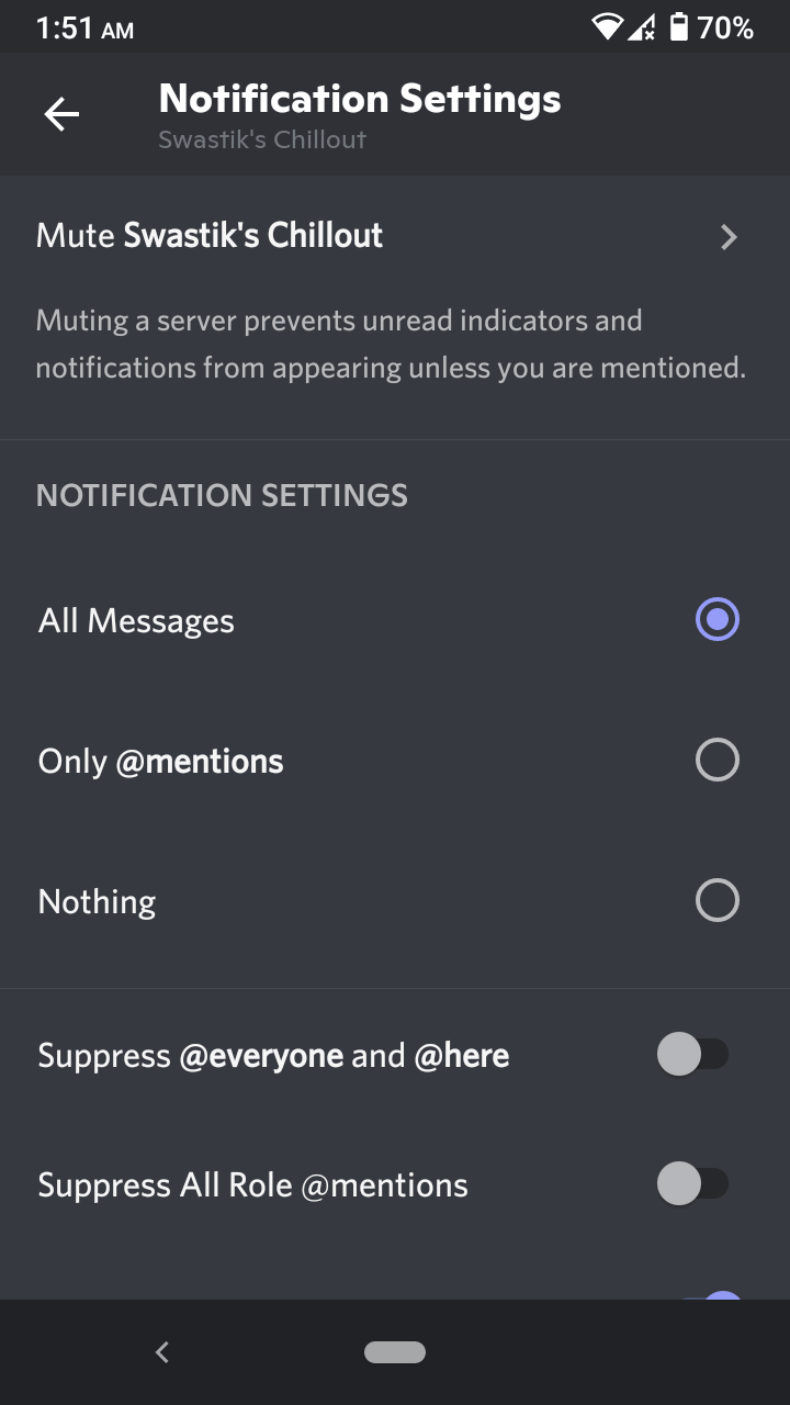 How to Turn OFF Discord Notifications for Android and iOS? 11 Tap on “Mute (Server Name)” to continue
