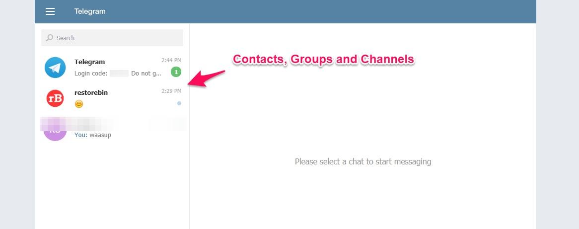 Telegram Web Login: Setup, Access, and Keep running on MacOS or Windows PC 4 Telegram Web Contacts, Groups, and Channels