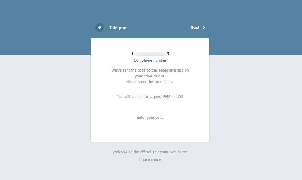 Telegram Web Login: Setup, Access, and Keep running on MacOS or Windows PC 3 Telegram Web Login SMS code authentication