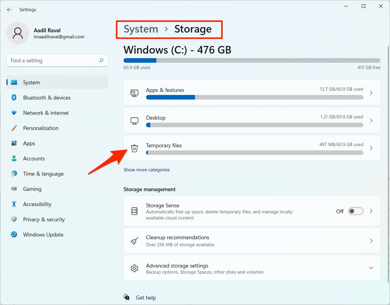 How to Clear Windows 11 System App Cache? 3 Temporary_Files
