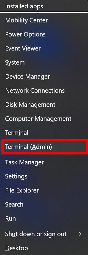 Terminal Admin