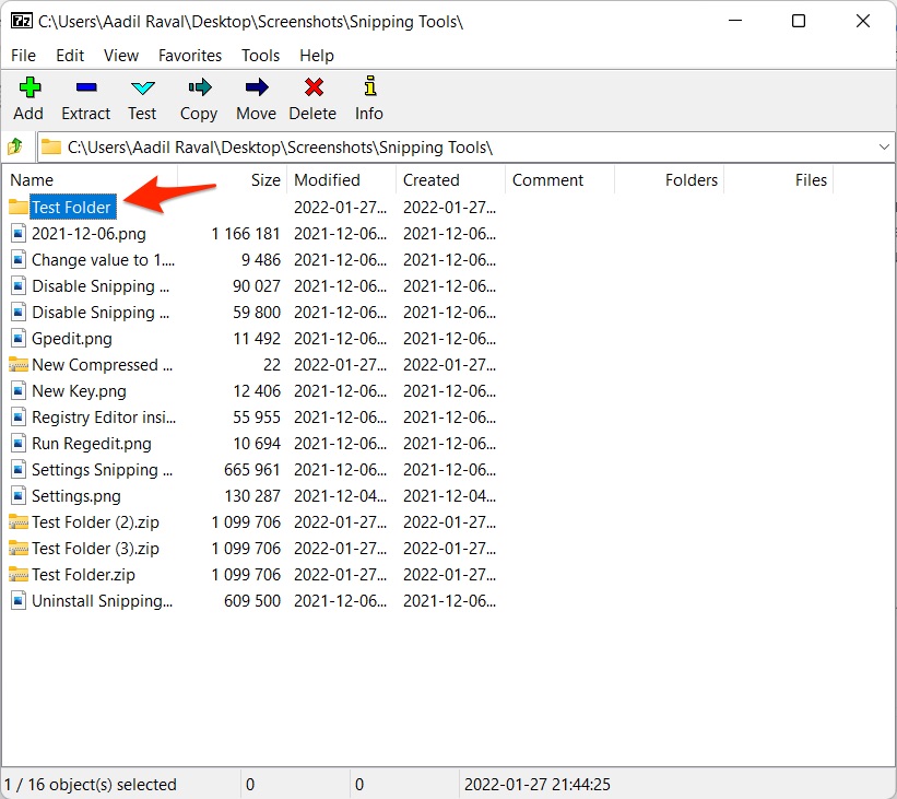 How to Password Lock Folder in Windows 11? 5 Test_Folder