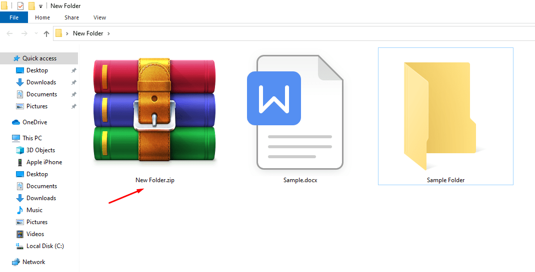 Fix Zip Error - File Not Found or No Read Permission on Windows PC 12 The ZIP file is created successfully without any problem