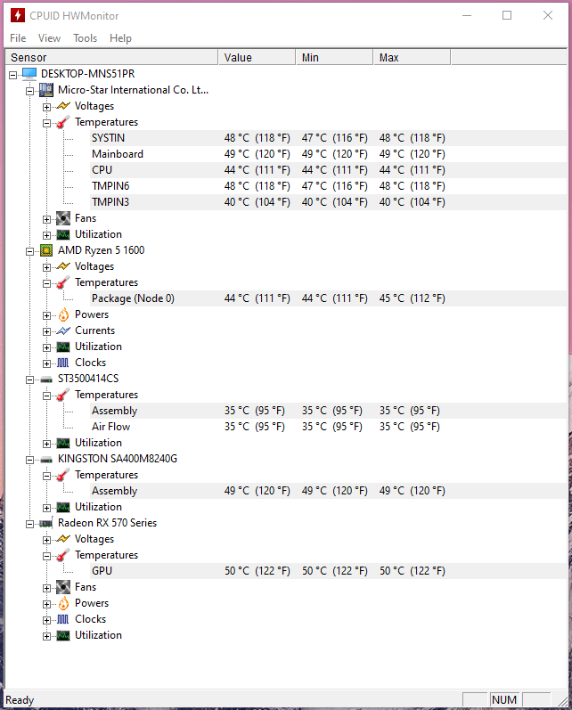 How to Check PC Temperature on Windows 10? 9 The snapshot displays the CPU temperature during idle state