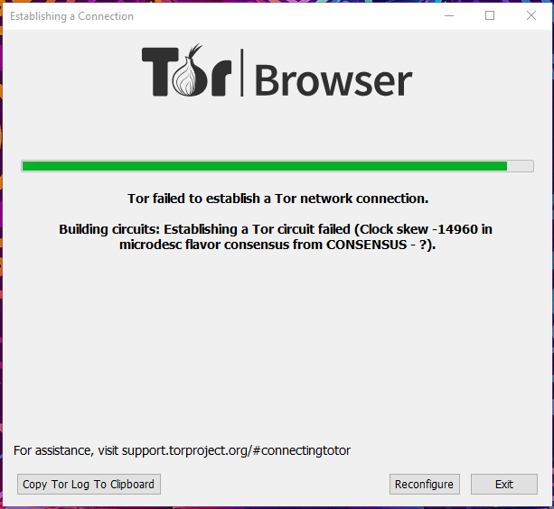 Fix: Tor Failed to Establish a Network Connection in Windows 11 and Linux PC 2 Tor Failed to Establish a Tor Network in Windows