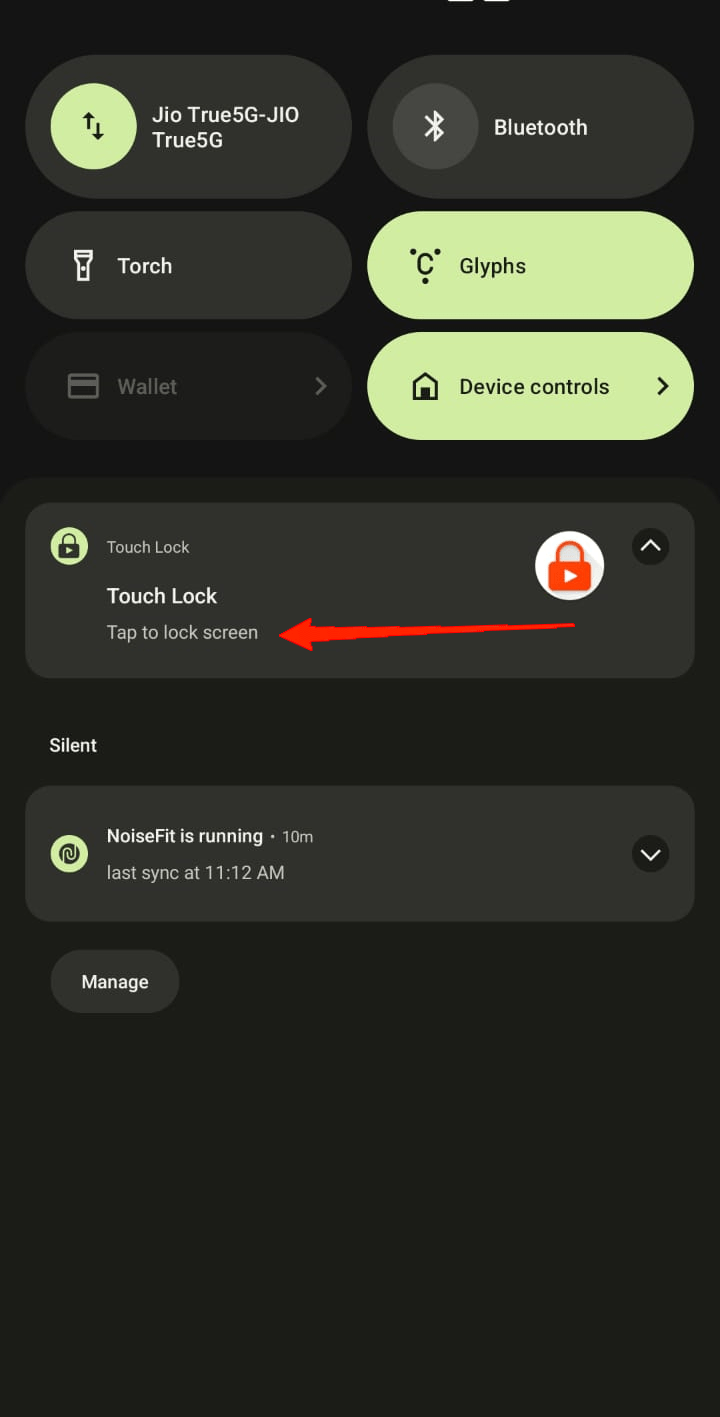 Lock YouTube Screen While Playing Videos: Android and iOS 11 tap on the Touch Lock notification