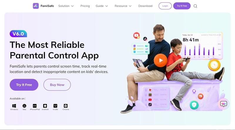 The Best Way to Track Your Kids Location - Wondershare FamiSafe 2 Track Your Kid's Location