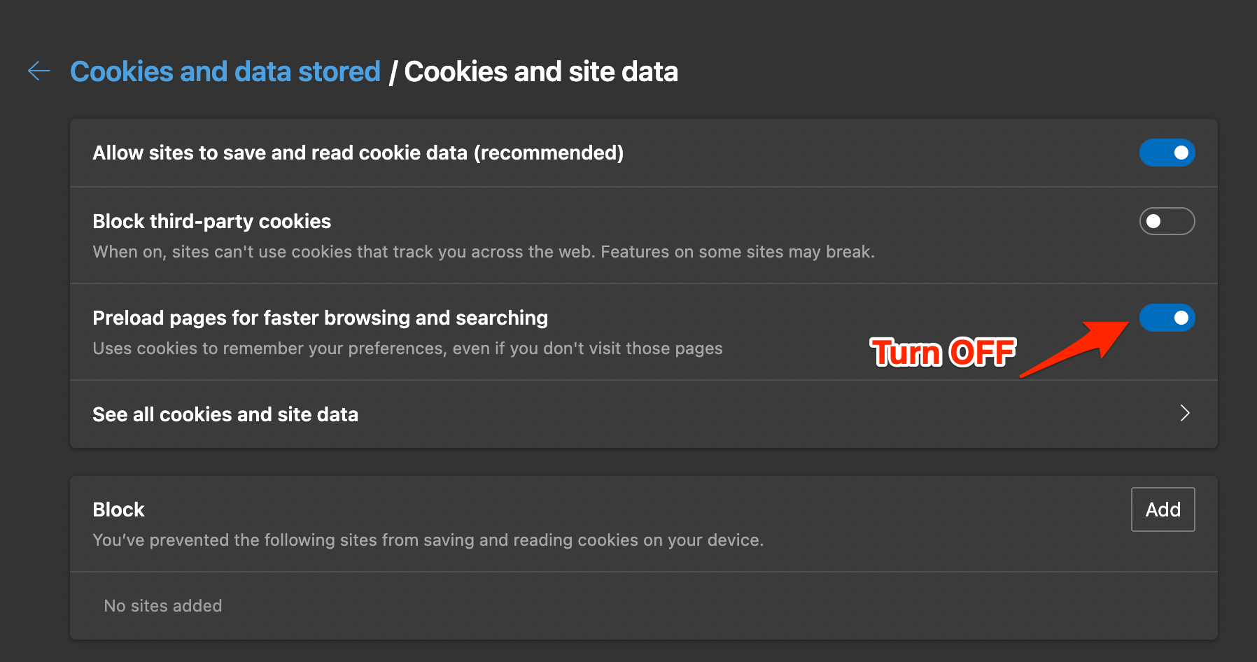 How to Increase Download Speeds in Microsoft Edge for Windows? 14 Preload pages for faster browsing and searching