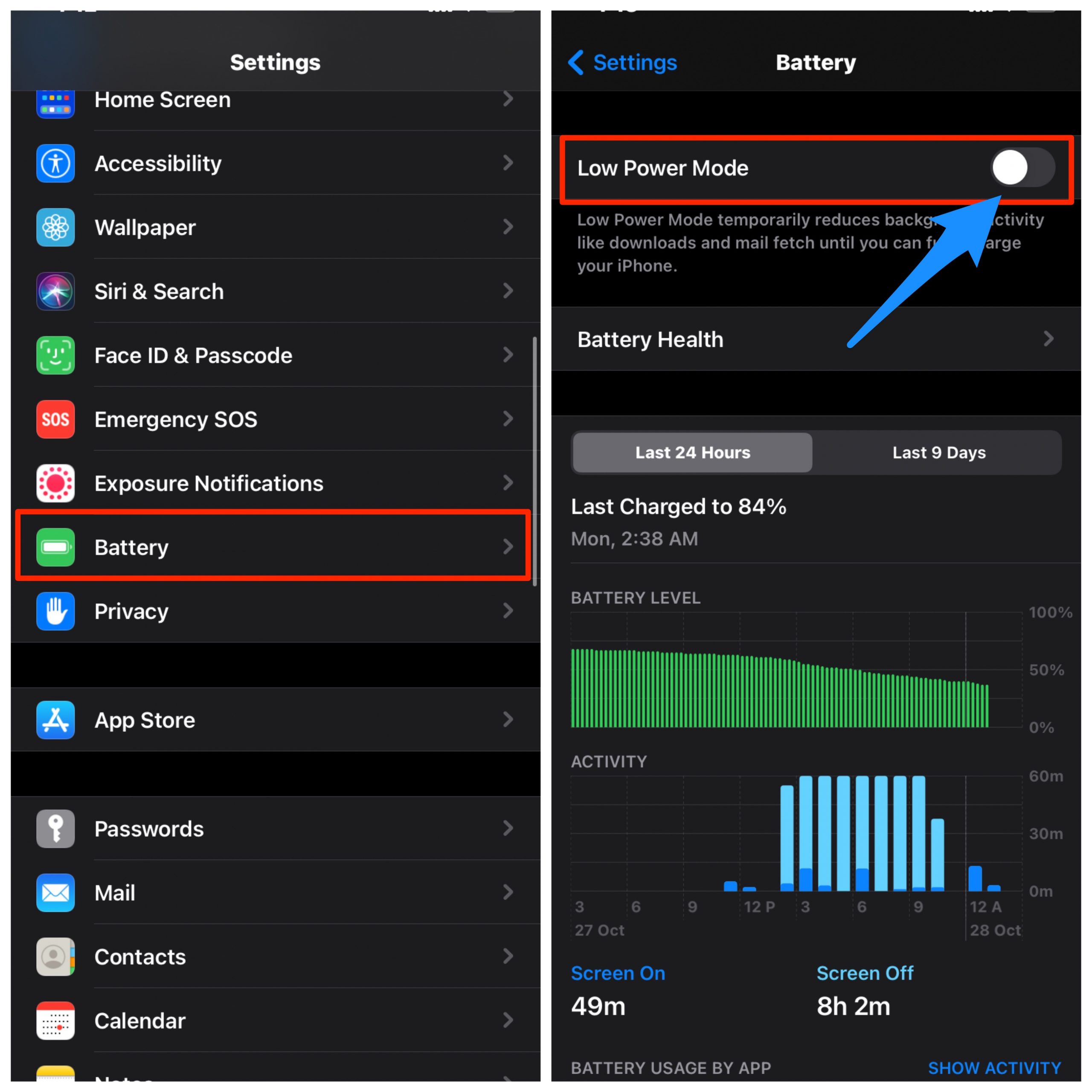 Fix Snapchat Not Loading Snaps on iOS - Stuck on Tap to Load 4 Turn_Off_Battery_Mode