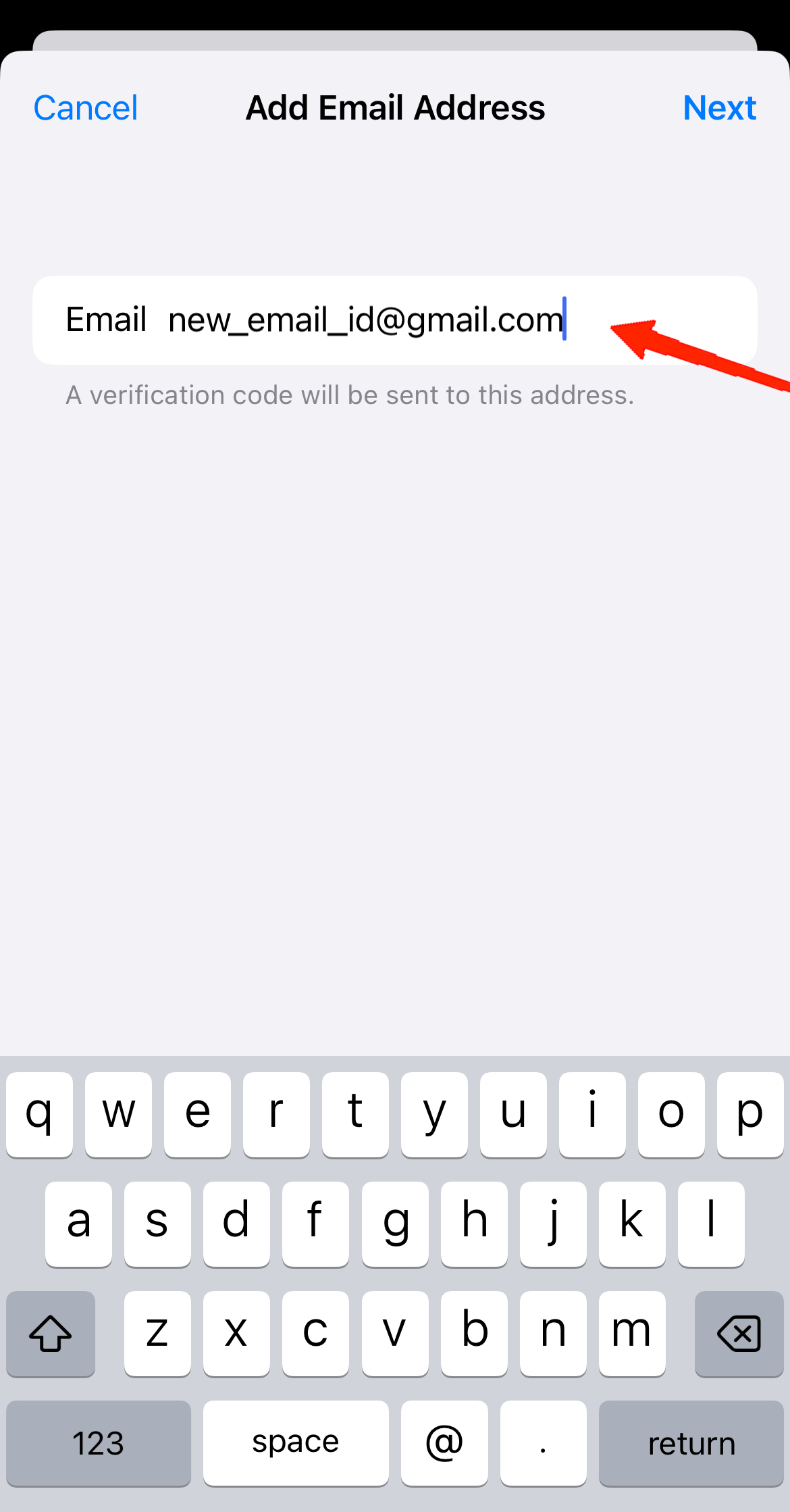 How to Change Your Primary iCloud Email Address 7 Type a new email ID which you wish to connect to your Apple account.