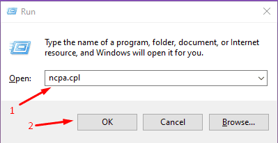 Fix Error Code 0x80072ee7 Microsoft Store 3 ncpa.cpl