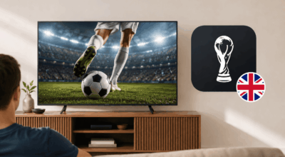 The UK gets all 104 FIFA World Cup 2026 matches free, and no subscription is needed UK Man watching Fifa for free on TV