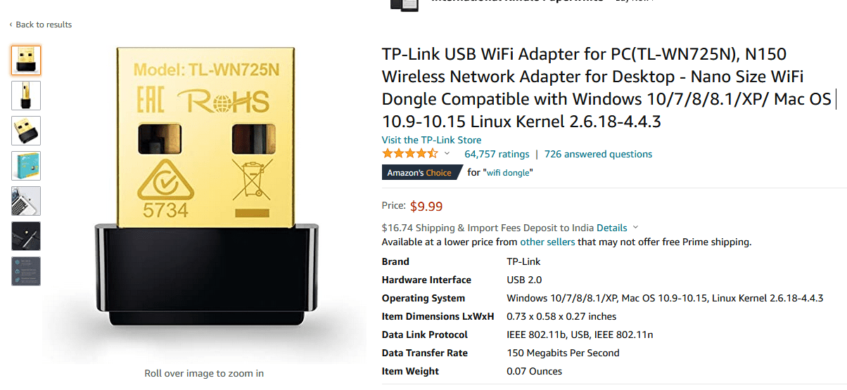 USB Wi-Fi Dongle for Windows 11