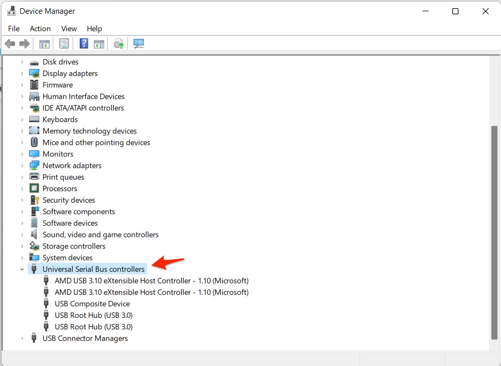 How to Fix Mouse Pointer or Cursor Freezes on Windows 11? 12 USB_Controller