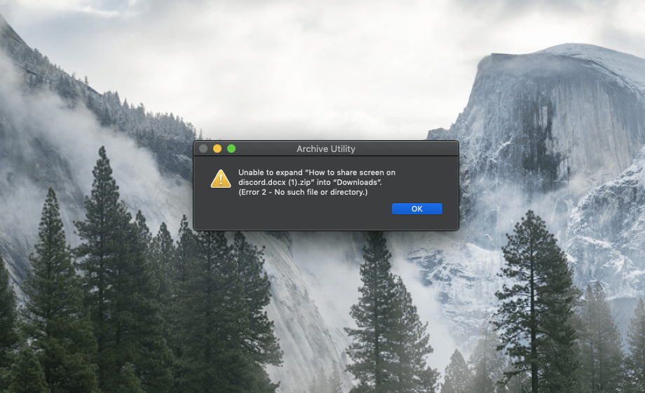 How to Fix Unable to Expand Zip on Mac? 1 Unable to Expand Zip Mac Error Fix