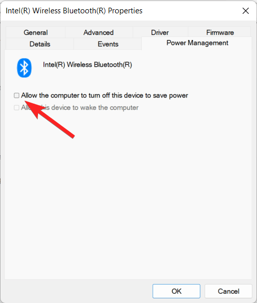 How to Fix Dynamic Lock Not Working in Windows 11 16 Uncheck allow this computer to turn off this device to save power