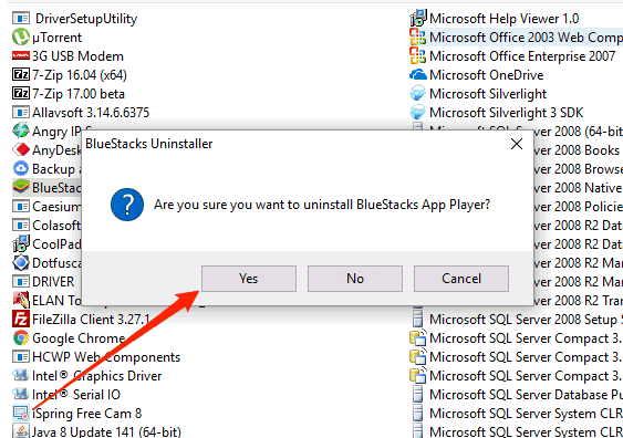 How to Fix Bluestacks 5: Error - Configuration init Failed? 4 Uninstall Bluestacks App Player