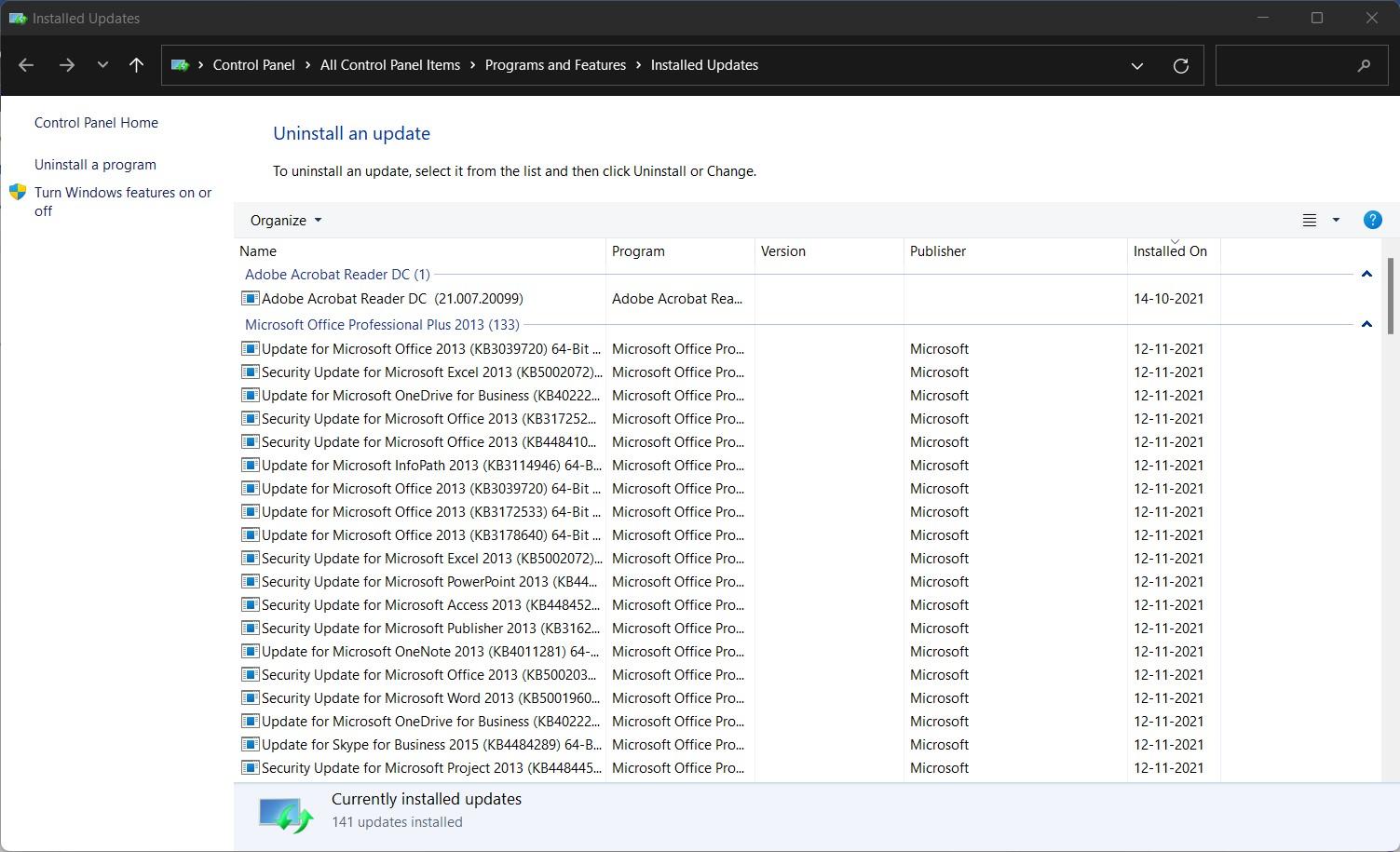 How to Fix Keyboard Illumination Not Working in Windows 11 11 Uninstall Updates