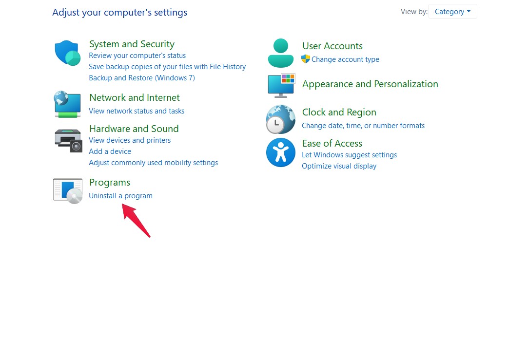 How to Fix Copy and Paste Not Working on Windows 11? 11 Uninstall a Programm