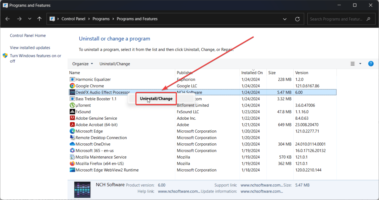 How to Fix FAT FILE SYSTEM (fastfat.sys) BSOD on Windows 13 Uninstall a program