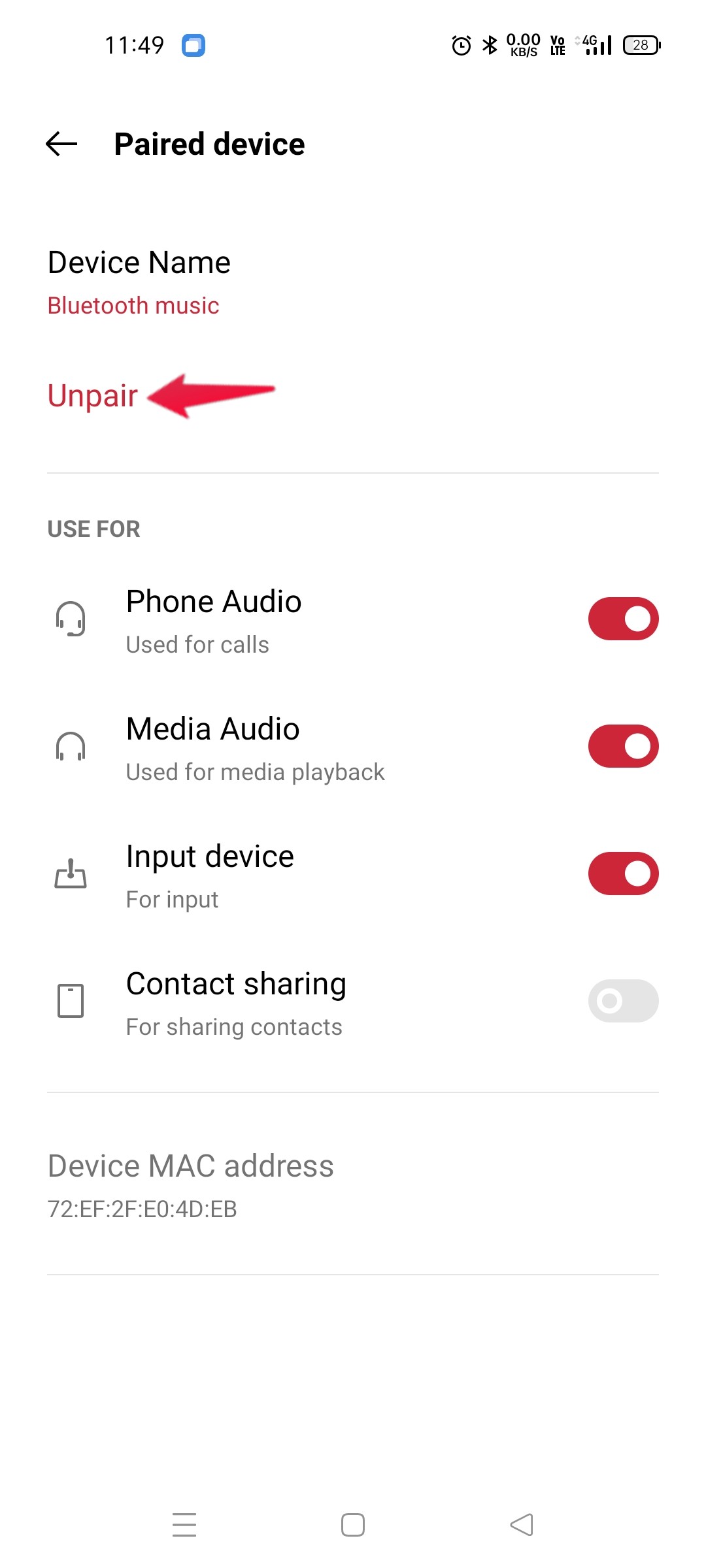 How to Fix Android Not Connecting to Windows 11 Bluetooth? 4 Unpair