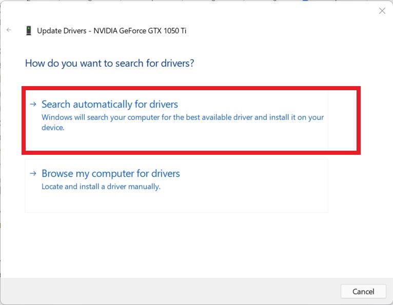 Update Drivers