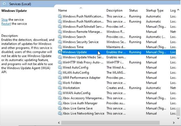 Fix Error 0x80070005 for Windows 4 Update Windows