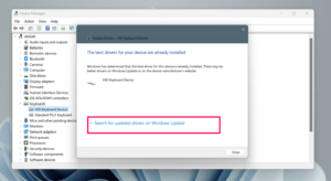 Top 10 Ways to Fix Arrow Keys Not Working in Excel on Windows 22 Click on Search for updated drivers on Windows update