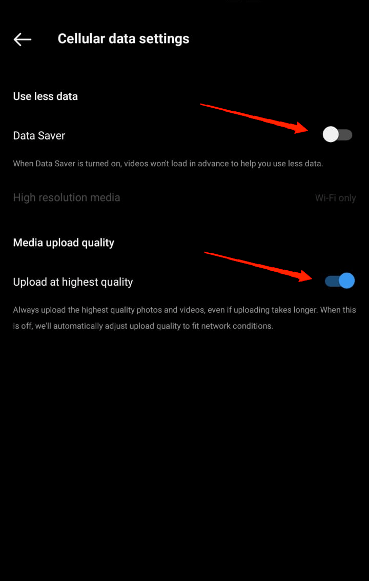 How to Upload High Quality Photos and Videos on Instagram Stories 5 Upload at Highest Quality