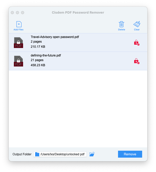 5 Ways to Remove Password from PDF File on Mac 11 Use Cisdem PDF Password Remover