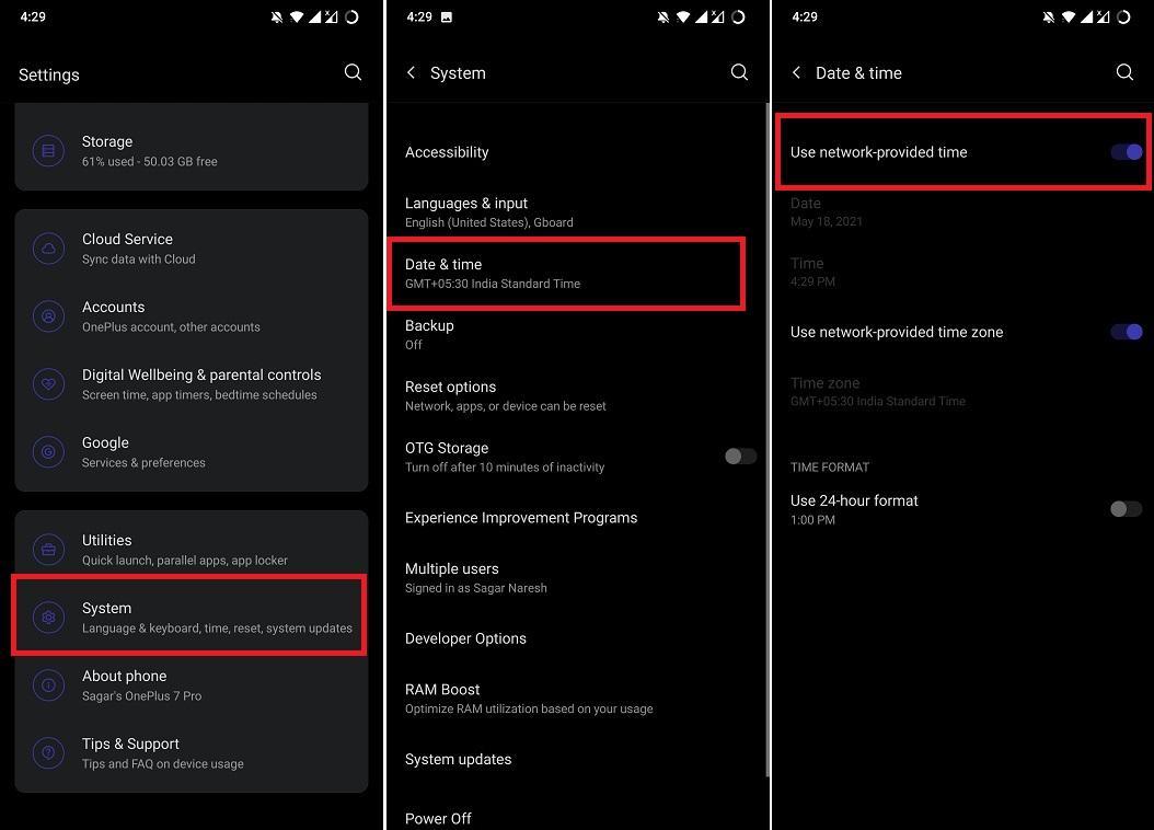 5+ Methods to Fix 'Your Connection is Not Private' Chrome Android 3 Use Network Provided Time