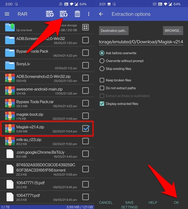 How to Unzip and Open Zip File on Android? 7 Using RAR File
