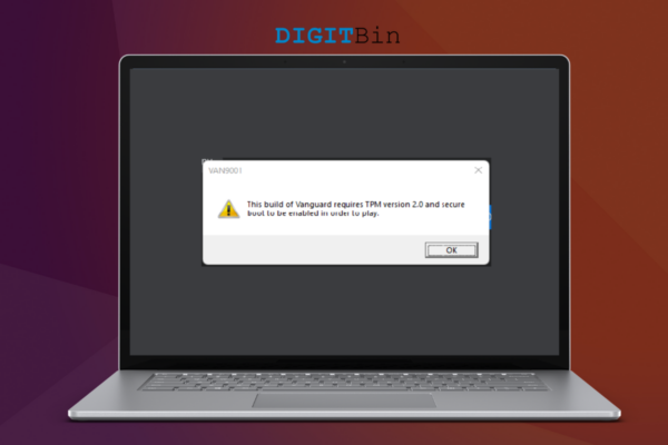 VAN9001 Valorant Vanguard TPM Error