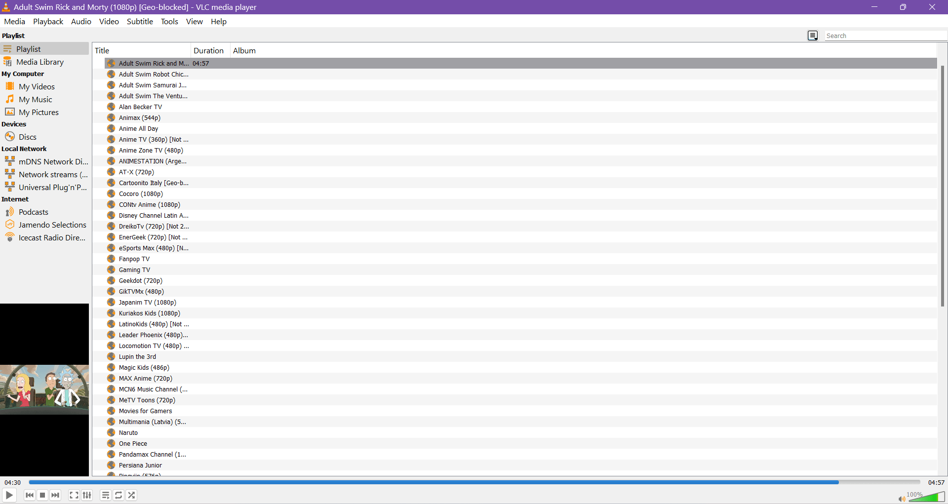 How to Set Up IPTV on VLC Media Player 8 Press and hold Ctrl + L to view the m3u playlist