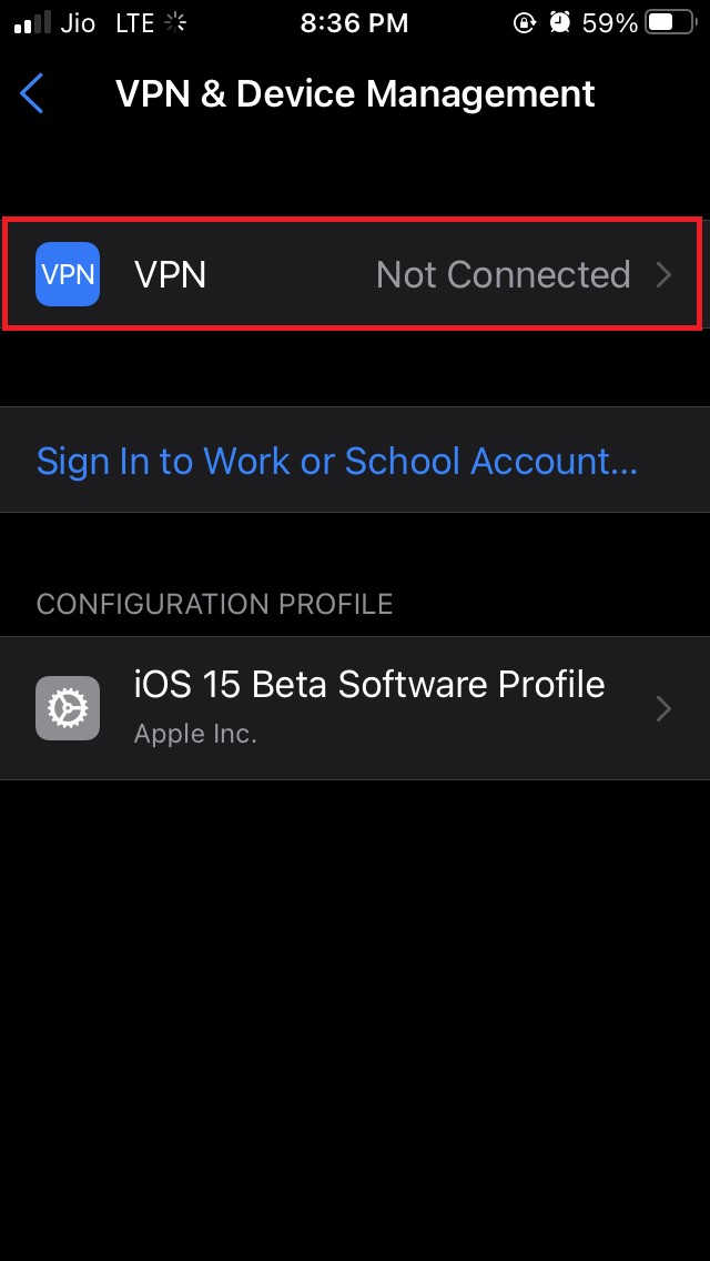 How To Fix App Not Available Error on App Store in iPhone? 4 VPN not connected