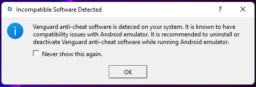 Fix - Vanguard Detected Incompatible Software in Windows 11 2 Vanguard Incompatible Software Detected