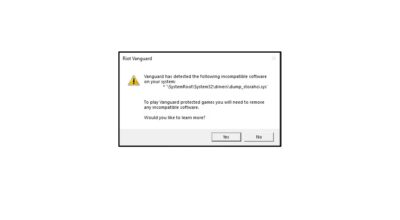 Fix - Vanguard Detected Incompatible Software in Windows 11 Vanguard Detected Incompatible Software