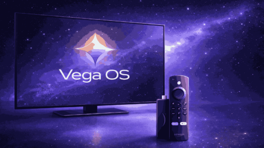Vega OS in cosmic display.