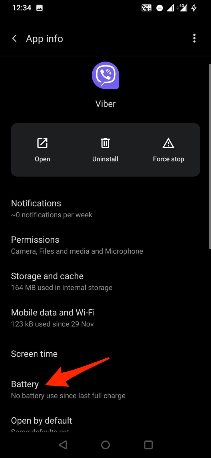 Viber_Battery_Settings