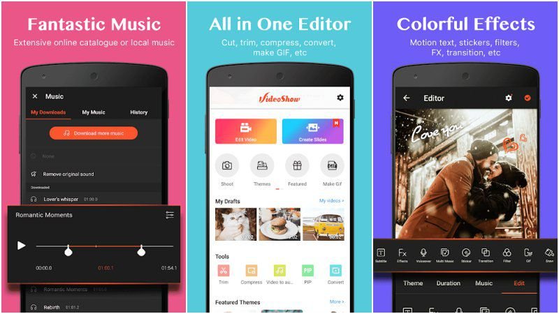 Best TikTok Video Editor Apps 3 VideoShow Tiktok Editor