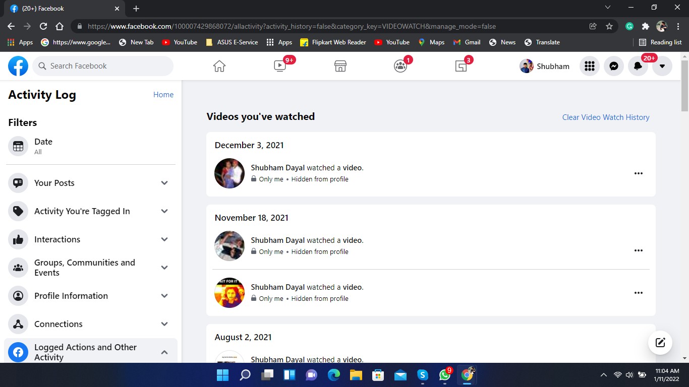 How to Find Recently Watched Videos on Facebook? 7 Videos-history